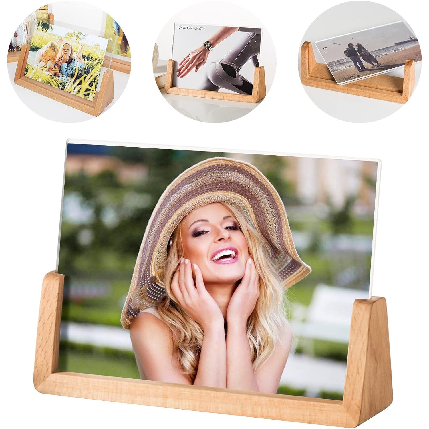 Wooden Picture Stand, Photo Frame Stand (1 Pc)  Wooden Picture Stand, Photo Frame Stand (1 Pc)